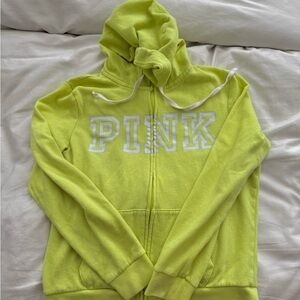 PINK  Victoria’s Secret Electric Lime Hoodie